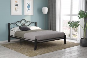 Антея 42.50 Кровать двуспальная 1600 (Олмеко) Черный